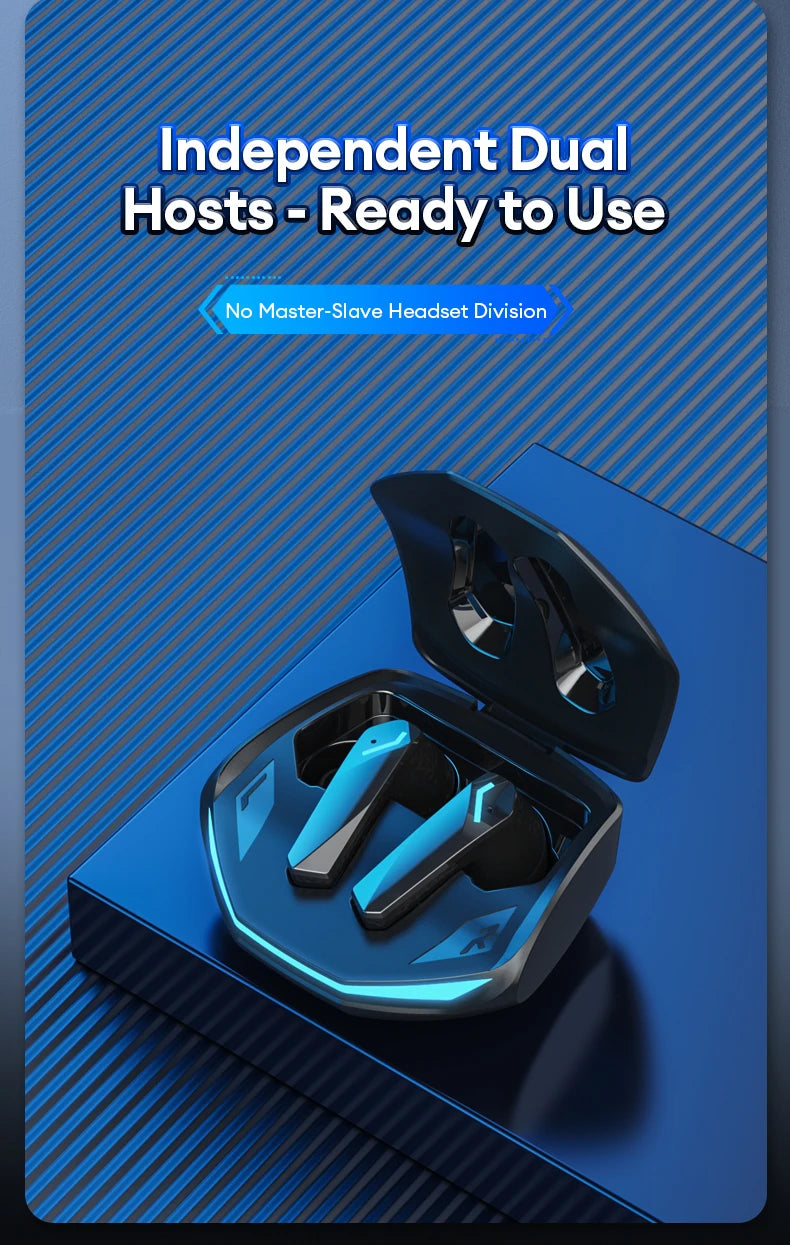 Lenovo GM2 Pro Auricolari Da Gioco Bluetooth 5.3 Con Cancellazione Attiva Del Rumore E Microfono