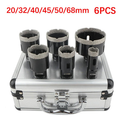 Set Seghe A Tazza M14 Punte Diamantate Per Forare A Secco Piastrelle Porcellana Marmo Granito 5 6 8 12 Pezzi
