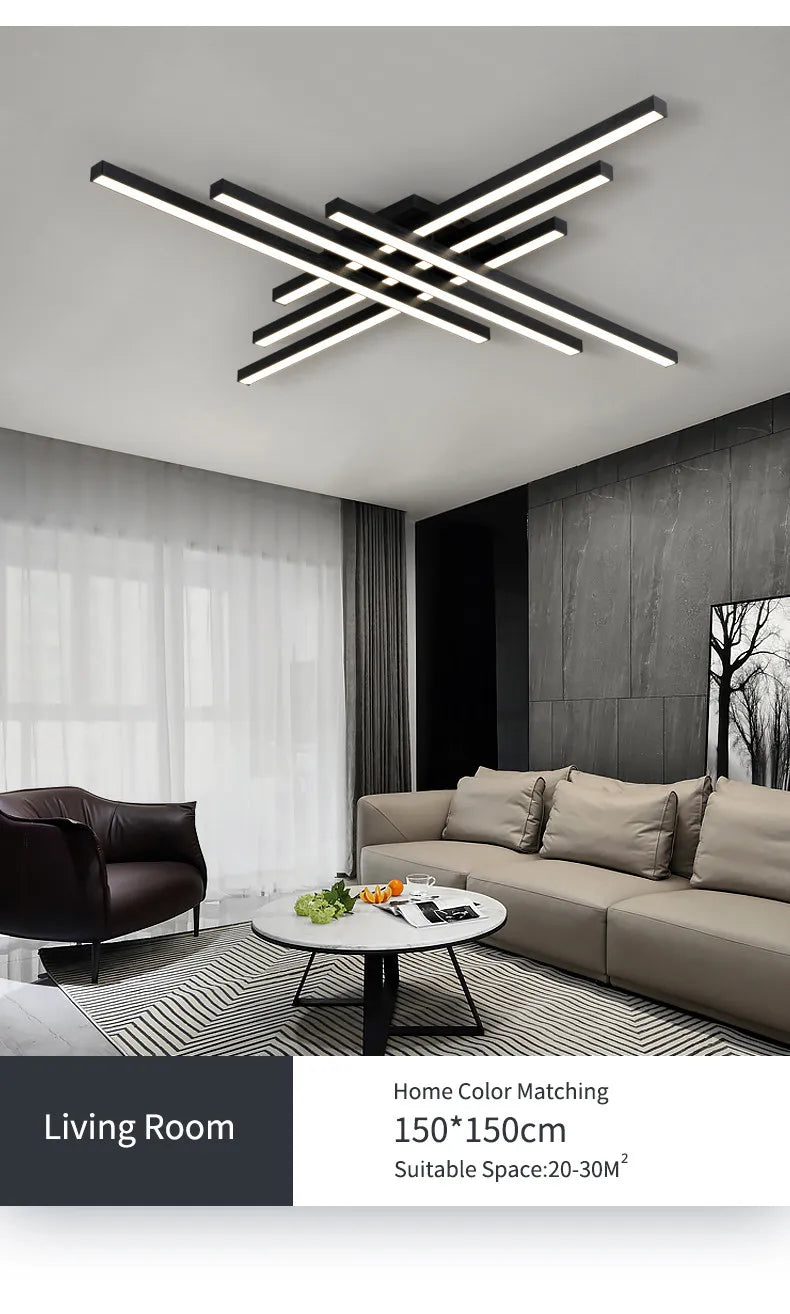 Plafoniera Moderna In Alluminio Spazzolato Per Soggiorno E Camera Da Letto Luce Diffusa Design Minimalista