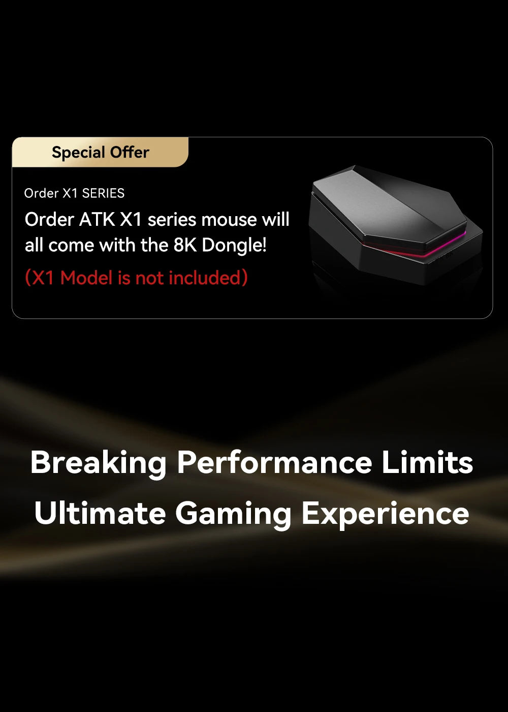 Mouse Wireless Da Gioco Atk Blazing Sky X1 3 Modalità Bassa Latenza Leggero Per Fps Esports