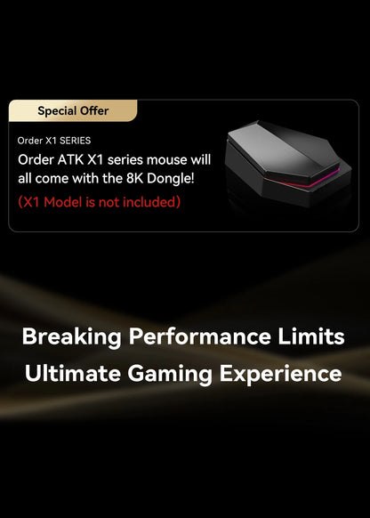 Mouse Wireless Da Gioco Atk Blazing Sky X1 3 Modalità Bassa Latenza Leggero Per Fps Esports