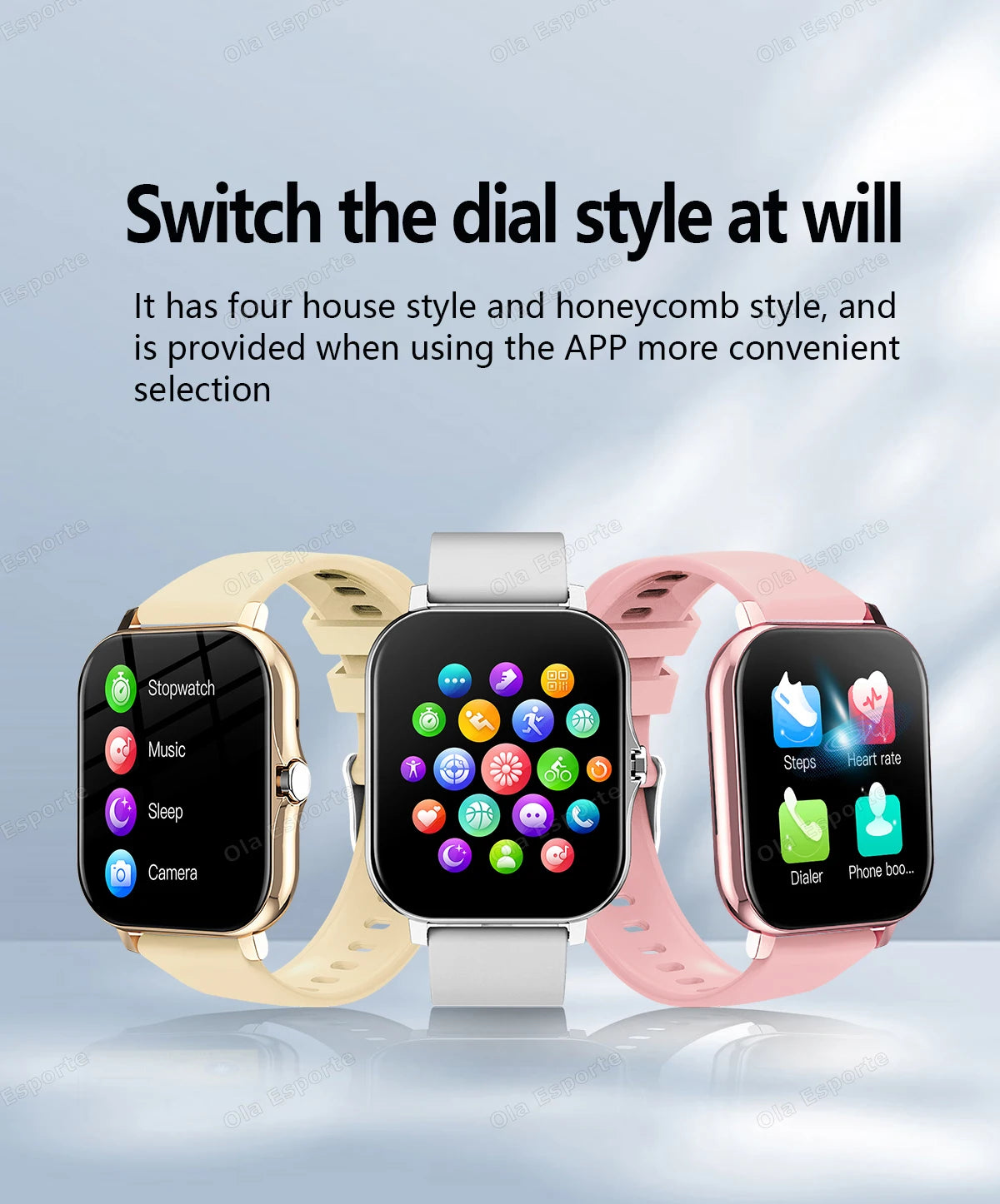 20226 Nuovo smartwatch da 1,83 pollici Notifiche di chiamata Monitoraggio del sonno Monitoraggio dell'attività Smart Watch compatibile con Android e iOS