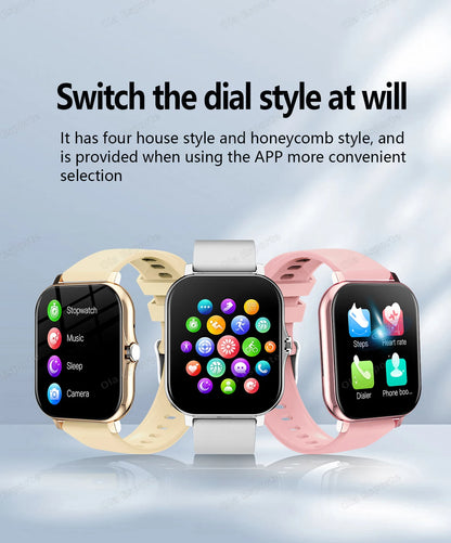 20226 Nuovo smartwatch da 1,83 pollici Notifiche di chiamata Monitoraggio del sonno Monitoraggio dell'attività Smart Watch compatibile con Android e iOS