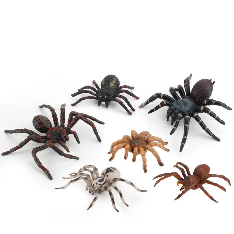 Ragno Finto 10 Cm Modello Realistico Per Scherzi Halloween Giocattolo Divertente Bambini