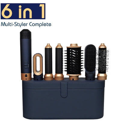 6 in 1 Multi Styler Nuovo design Asciugacapelli per capelli 6 in 1 styler con barile di arricciatura Spazzola ad aria calda Strumento per lo styling MultiStyler