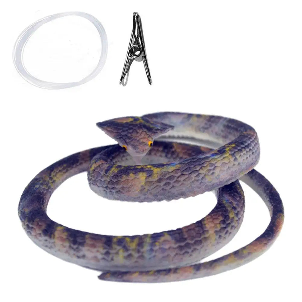 Serpente Di Gomma Finto 70 cm Realistico Per Scherzi Giocattolo Spaventa Regalo