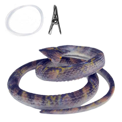 Serpente Di Gomma Finto 70 cm Realistico Per Scherzi Giocattolo Spaventa Regalo