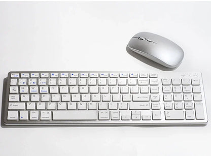 Set tastiera e Mouse Bluetooth Wireless Ultra sottile compatibile per Mac OS/iOS/iPad OS tastiera ricaricabile per MacBook