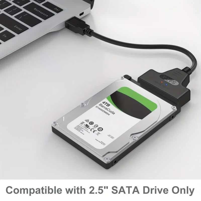 Cavo Adattatore SATA USB 3.0 E 2.0 Type C Per HDD SSD Da 2,5 Pollici Trasferimento Dati E Espansione Archiviazione