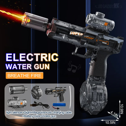 Pistola Ad Acqua Elettrica Con Led E Sensore Automatico Giocattolo Estivo Per Bambini Piscina E Spiaggia
