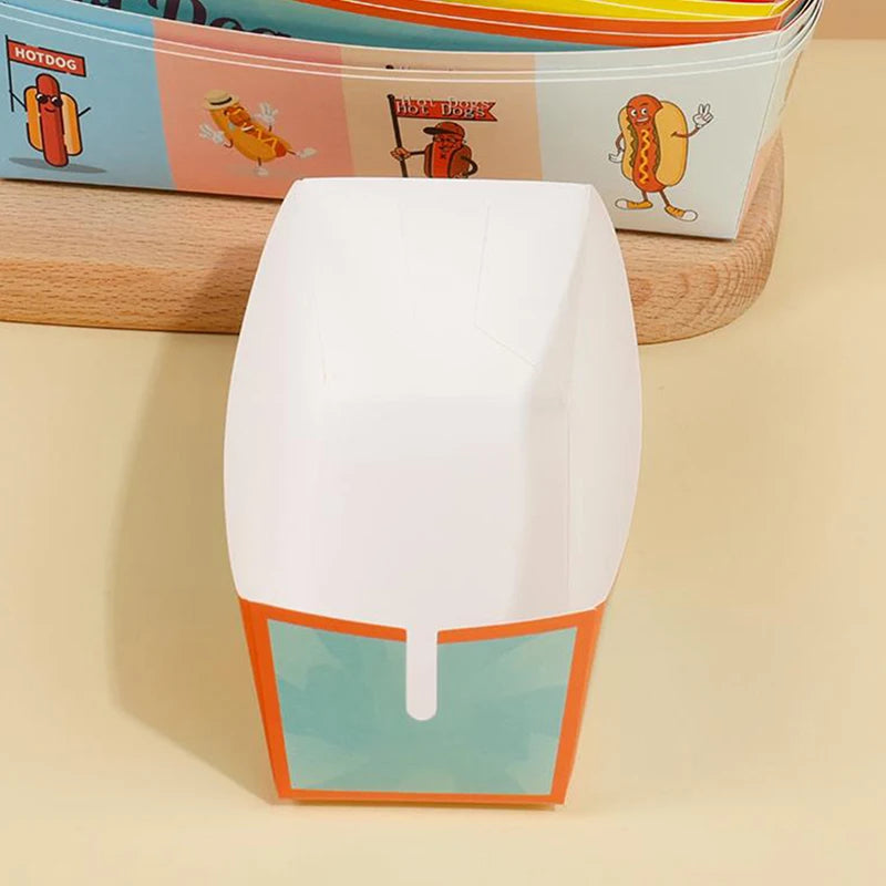 Confezione Da 100 Scatole Monouso Per Hot Dog In Carta Per Catering E Feste Ideale Per Eventi