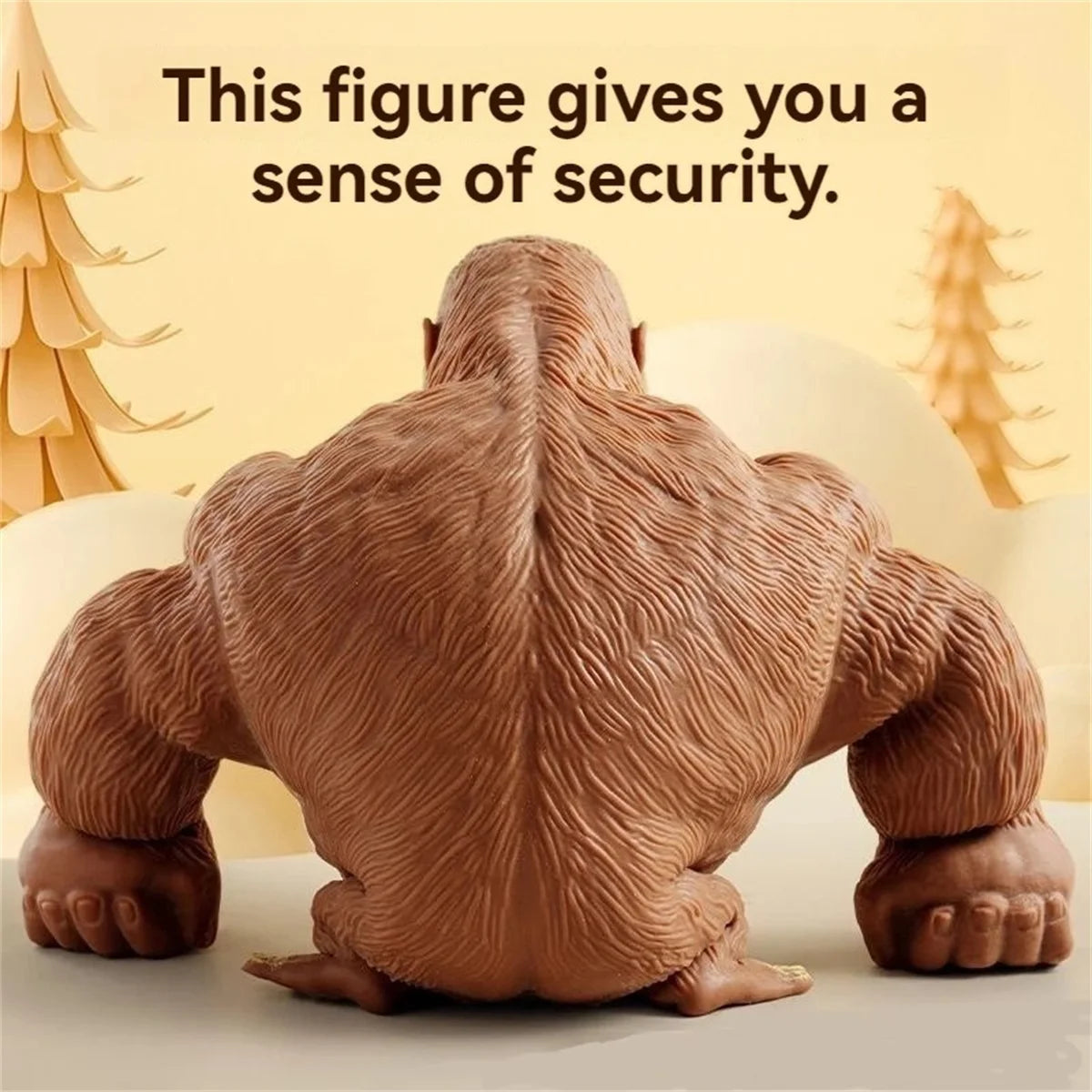 Squishy Scimmia Giocattolo Elastico Colla Riempito di Gomma Gorilla Elastico Estensibile Autismo Decompressione Giocattolo Adulti Bambini Regalo