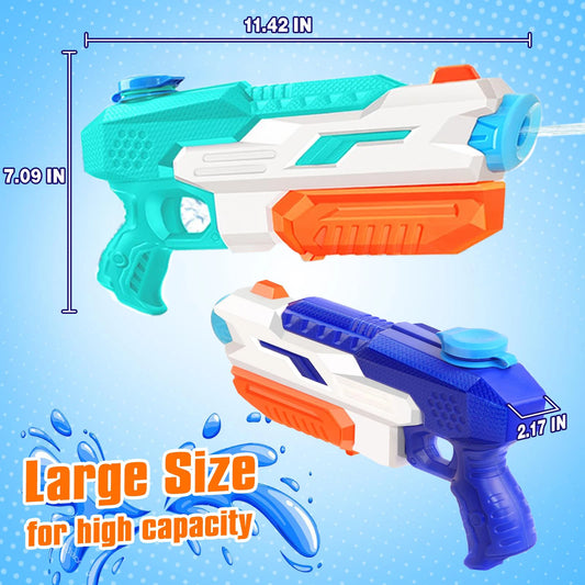 Pistola ad Acqua 530cc Adatta a Bambini e Adulti, Spruzzatore a Lunga Gittata per Piscina e Spiaggia