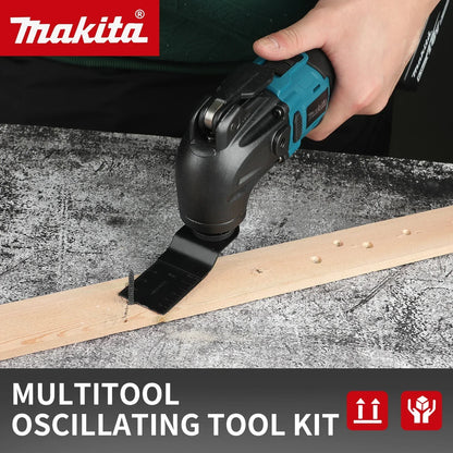 Taglierina Makita 18V Con Impostazioni A 6 Marce, Lama Regolabile Da 340 A 326 Mm, Versatile Per Tagliare E Segare
