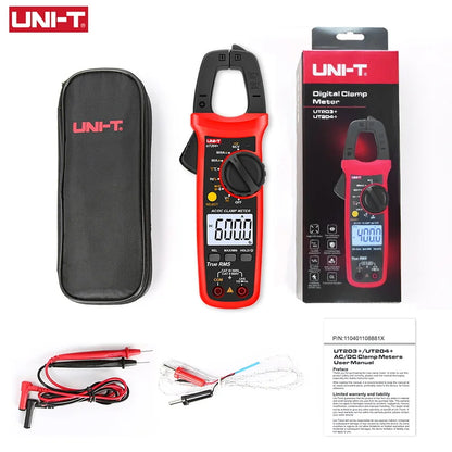 Uni-T Ut204 Ut202A Pinza Amperometrica 600A Morsetto NCV Multimetro Digitale Officina
