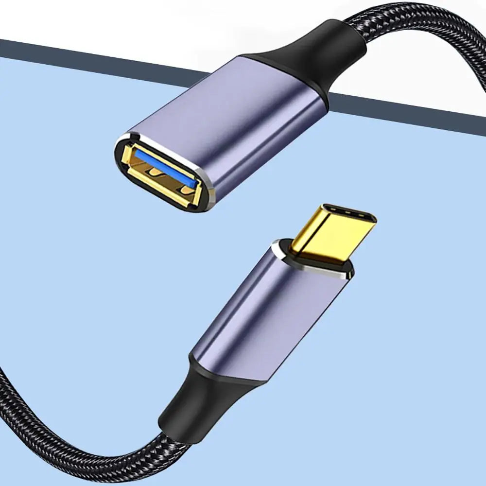 Cavo OTG USB-C a USB-A 3.0 ad Alta Velocità Prolunga Maschio Femmina per Tastiere e Mouse
