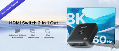 Cavo HDMI UGREEN 8K/60Hz per PS5 Xiaomi TV Box cavo 8K @ 60Hz certificato ad altissima velocità 48Gbps Dolby Vision HDCP2.3