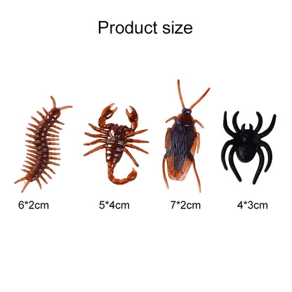 Insetti Finti Ragno Millepiedi Scorpione Plastica Bambini