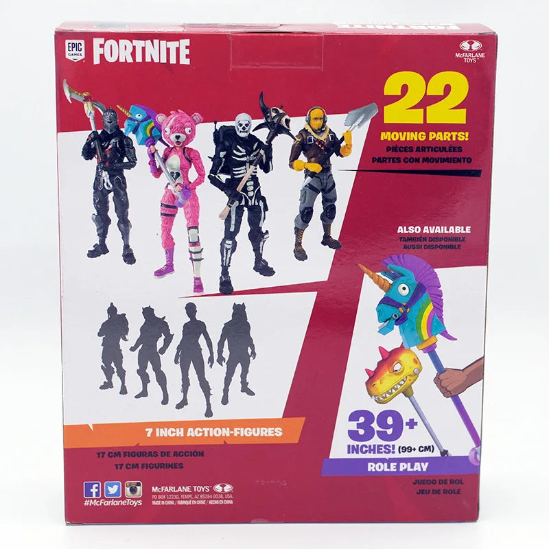 Figura Collezione Fortnite Premium Action Figure Raptor Black Knight Skull Trooper Cuddle Team Leader MogulMaster
