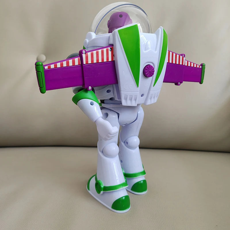 Nuovo disponibile Toy Story Buzz Lightyear Robot da passeggio elettrico bambola Action Figure Pixar modello giocattolo adatto per regalo di compleanno per bambini