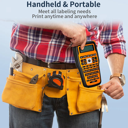 Etichettatrice Industriale Portatile 203 Dpi Compatibile Con Stampante Per Tubi Termorestringenti E Avvolgimento Cavi