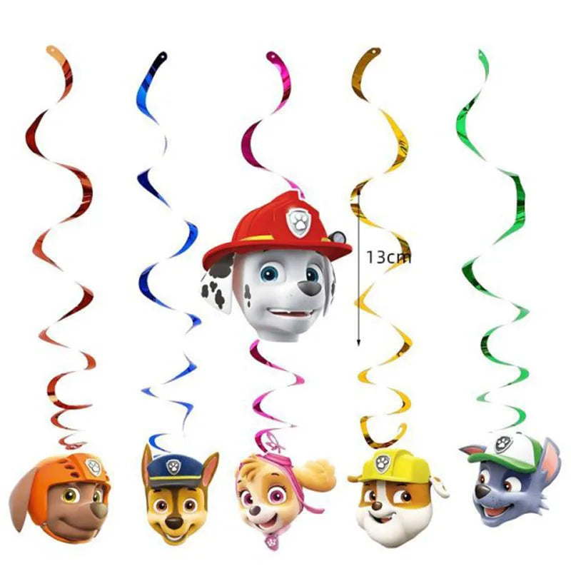 NUOVO Paw Patrol Compleanno Forniture Bomboniere Buon Compleanno Paw Patrol Kit di decorazioni per feste Piatto a palloncino Tazza Borsa regalo Adesivo per bambini