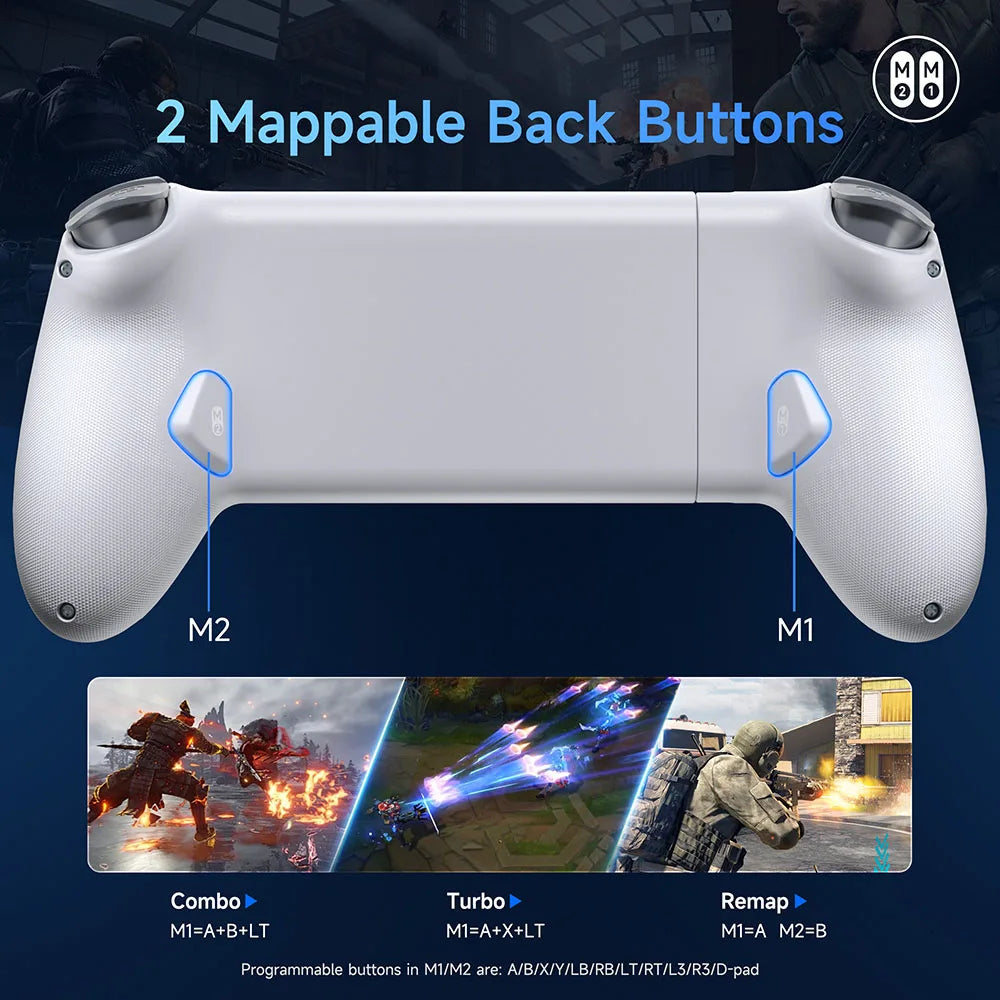 EasySMX M15 Gamepad per Telefono Cellulare Tipo C Controller Meccanico Hall per Android iPhone 15/16 Cloud Gaming Xbox Game Pass