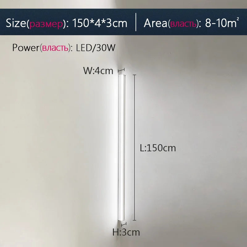 Lampada Da Parete Impermeabile Esterni Led Luce Giardino Recinzione Balcone Cancello Design Moderno
