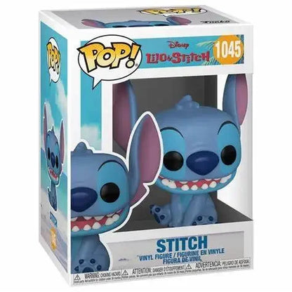 Disney Stitch Funko Pop Summer Stitch # 636 Punto scheletro 1234 #   Punto Elvis # 127 Punto # 159 Figure in vinile Regalo di giocattoli carvinali