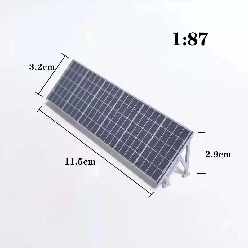 Set Educativo Pannello Solare Miniaturizzato Stampato In 3D Adesivi Personalizzabili Energia Verde