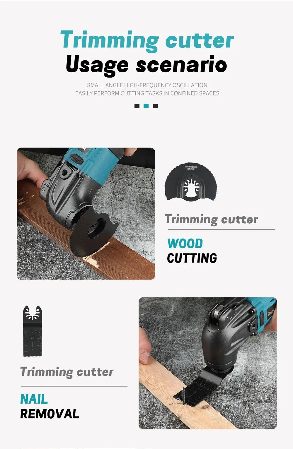 Taglierina Makita 18V Con Impostazioni A 6 Marce, Lama Regolabile Da 340 A 326 Mm, Versatile Per Tagliare E Segare