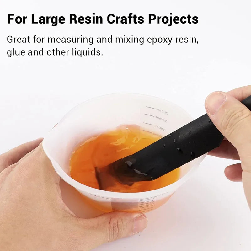 Misurini In Silicone Grandi 500 Ml E 250 Ml Per Colata Gioielli In Resina Epossidica
