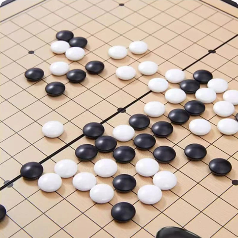 Set Go Da Tavolo Pieghevole Con Pietre Magnetiche Gioco Weiqi Tradizionale Portatile Per Adulti E Adolescenti