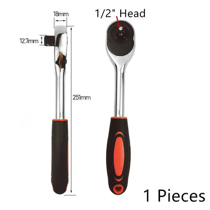 Onnfang 7-19/11-32mm chiave a cricchetto universale testa a bussola universale, chiave a bussola per uso domestico/chiave per utensili manuali