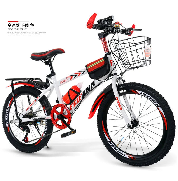 Bici Da Montagna Per Bambini 20 22 24 Pollici Con Cambio Variabile Età 7-10 Anni Leggera E Affidabile