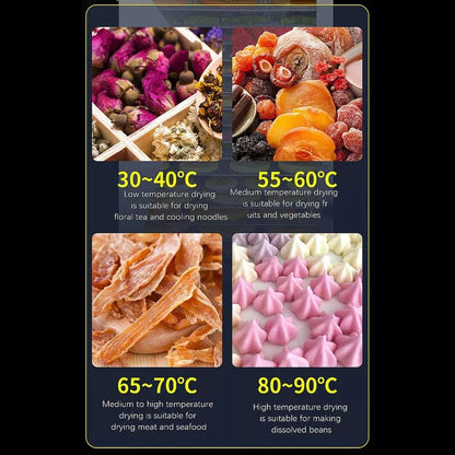 Essiccatore Alimentare Intelligente A 6 8 12 18 Strati Con Timer E Controllo Della Temperatura Per Frutta Verdura Carne