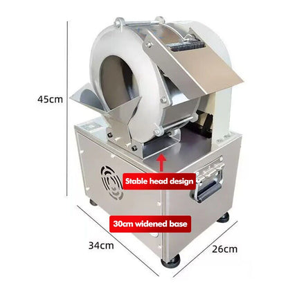 Affettatrice Elettrica Multifunzionale Per Verdure In Acciaio Inox 180 W Taglio Sottile E Triturazione