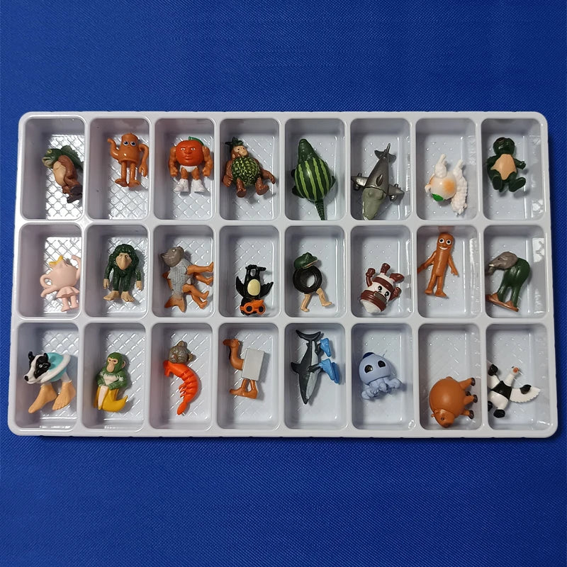 24 Pz Italiano Brainrot Tung Tung Sahur Figure Bambola Tralalero Tralala Bombardino Crocodilo Shimpanzini Bananini Modello Giocattolo Regalo