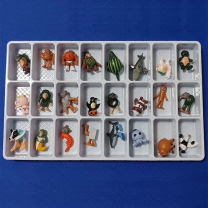 24 Pz Italiano Brainrot Tung Tung Sahur Figure Bambola Tralalero Tralala Bombardino Crocodilo Shimpanzini Bananini Modello Giocattolo Regalo