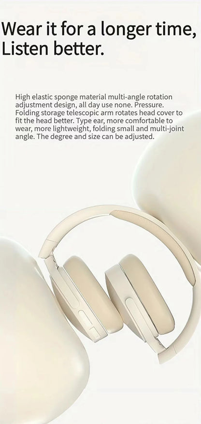Bosebye Cuffie P2961 Senza Fili Bluetooth 5.3 Auricolare Originale Stereo HIFI Auricolare Gioco Auricolari Con Microfono Per Samsung iPhone