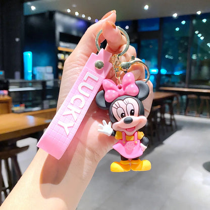 Portachiavi Anime di Halloween con Mickey, Portachiavi Cartoon Carino di Minnie, Ciondolo per Borsa Studenti, Portachiavi di Topolino, Regali di Natale