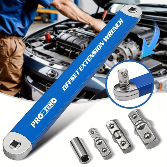 Chiave Di Prolunga Per Auto 15 Pollici Resistente Agli Urti Con 4 Adattatori Per Riparazioni