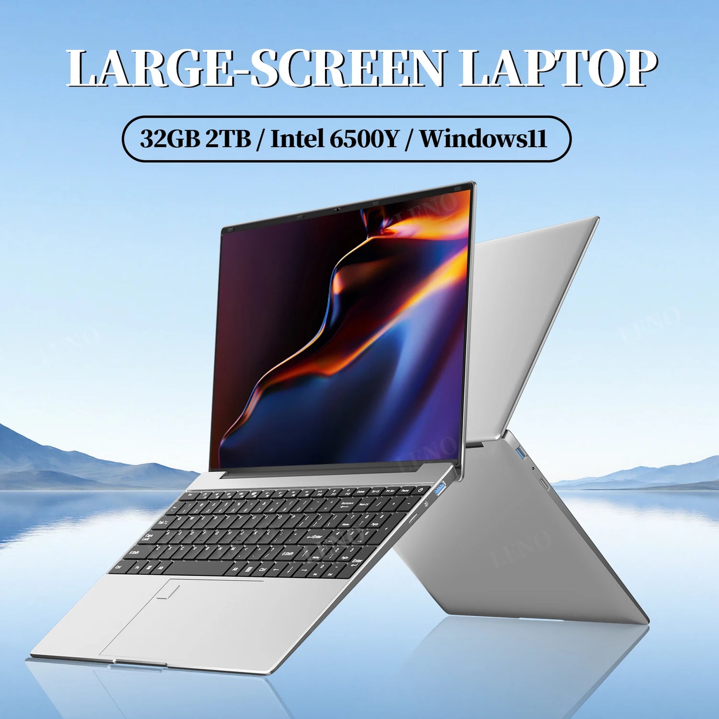 Laptop 15,6 Pollici Con 32 Gb Ram E 2 Tb SSD Windows 11 Impronta Digitale Tastiera Retroilluminata
