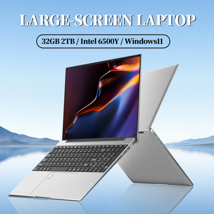 Laptop 15,6 Pollici Con 32 Gb Ram E 2 Tb SSD Windows 11 Impronta Digitale Tastiera Retroilluminata