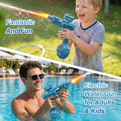 Pistola Ad Acqua Elettrica Con Effetto Fiamma E Luce Led Per Spiaggia E Piscina Estiva