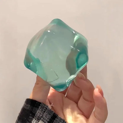 Squishy Antistress Cubetti di Ghiaccio a Rimbalzo Lento per Rilassamento Sensoriale Autismo ADHD Regalo Bomboniere