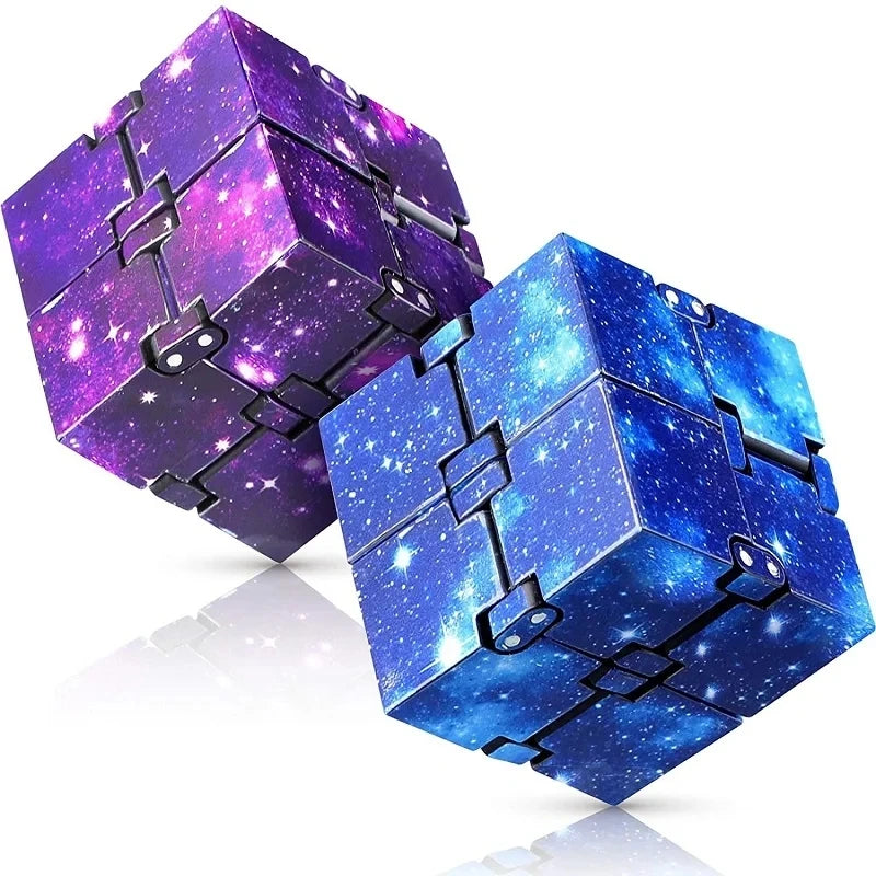 Infinity Cube Fidget Antistress Gioco Puzzle Dita Sollievo Ansia Regalo Bambini Autismo