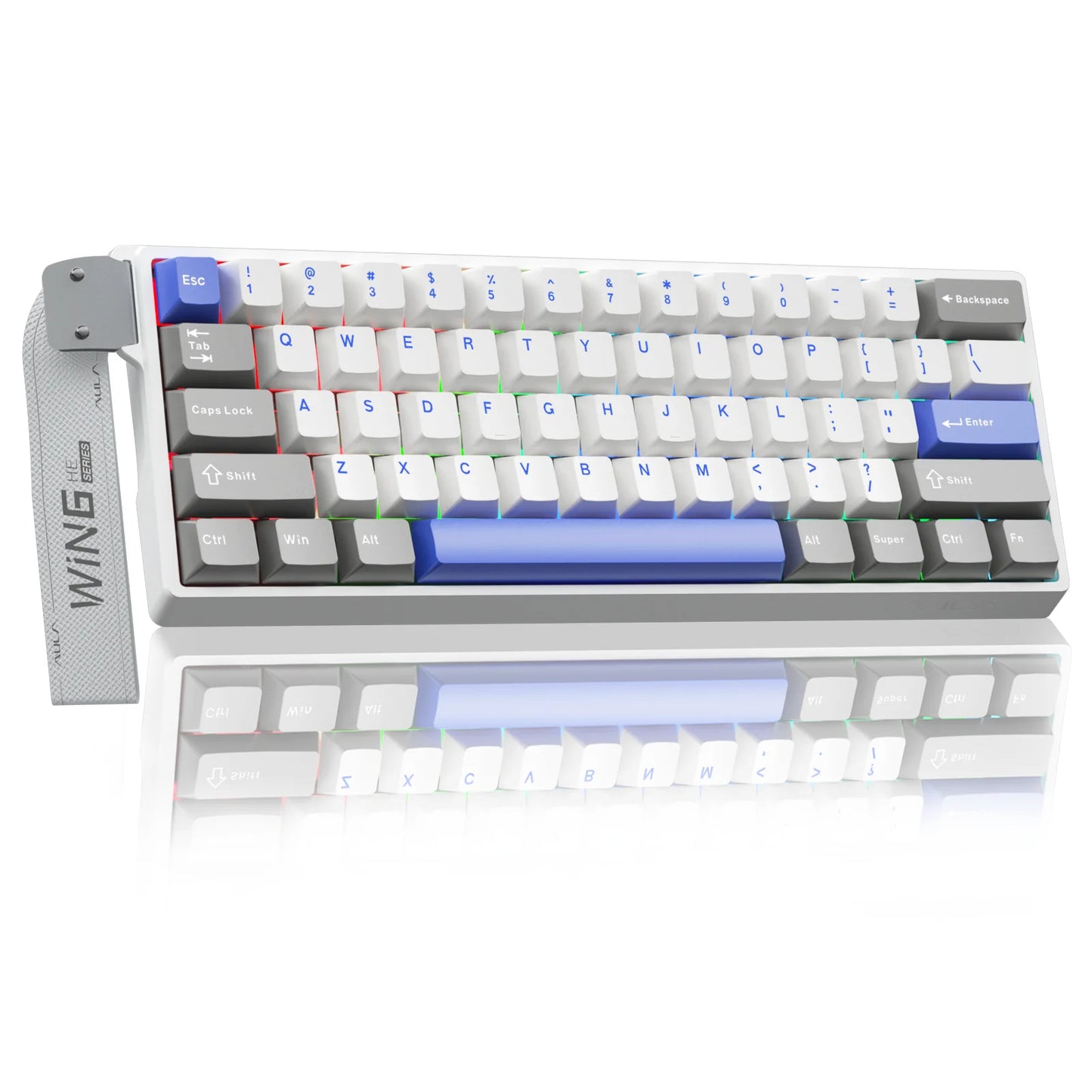Tastiera Meccanica Gaming AULA WIN60 HE Pro MAX Cablata con Switch Magnetici a Effetto Hall, RT Regolabile, Hot-Swap, 8000Hz per Esport