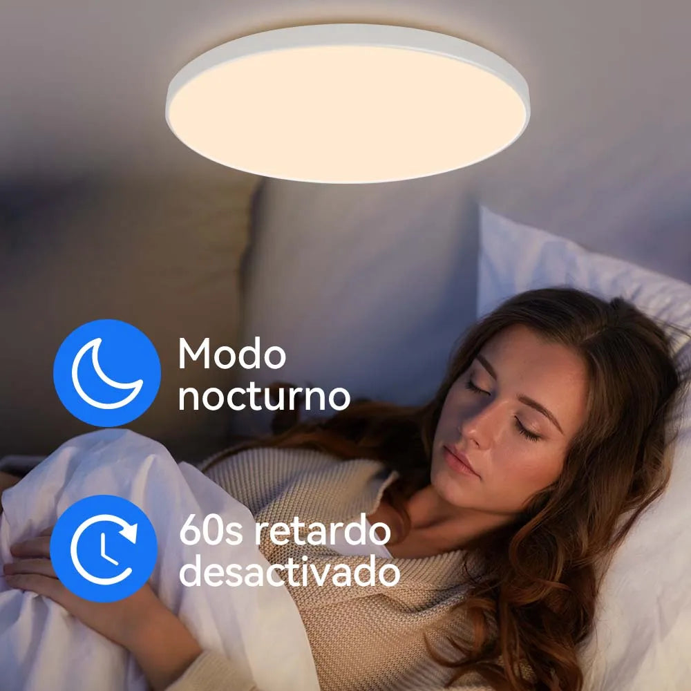 Plafoniera Led Dimmerabile con Controllo Remoto Rgb Bluetooth Tuya per Interni Alexa