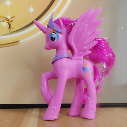 Set di giocattoli My Little Pony Fluttershy Rainbow Dash Twilight Sparkle Princess Cadence Luna Regalo a mano